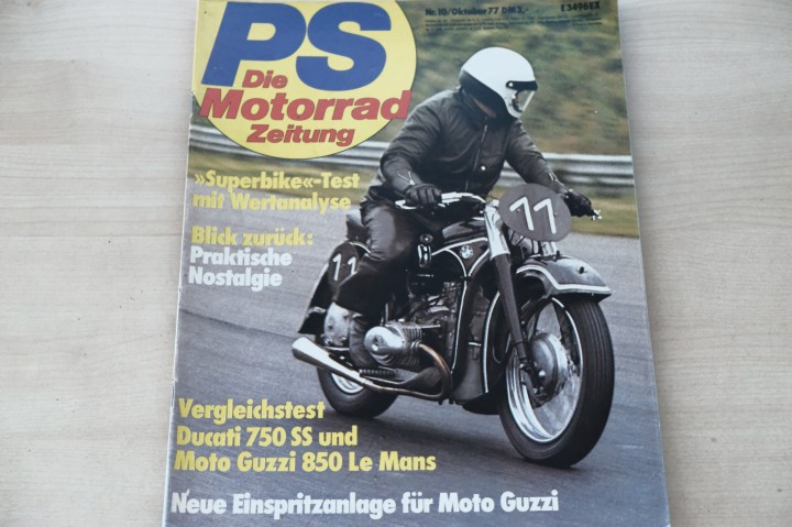 Deckblatt PS Sport Motorrad (10/1977)